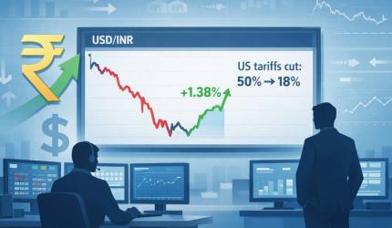 Rupee Logs 7-Year Best Day...