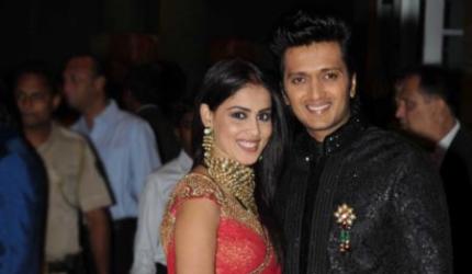 PIX: Ash, Aamir at Riteish-Genelia reception