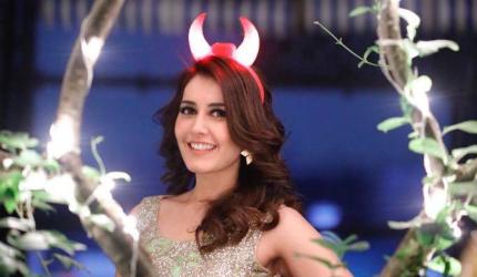 PIX: Rana Daggubati parties with Raashi Khanna
