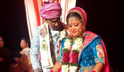 PIX: Bharti weds Haarsh