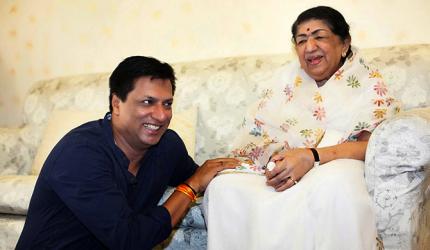 PIX: Madhur Bhandarkar visits Lata Mangeshkar