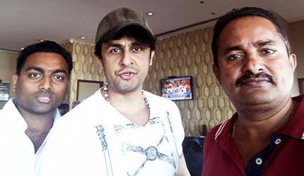 Spotted: Sonu Nigam in Chennai