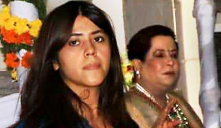 Ekta Kapoor bids goodbye to Lord Ganesha