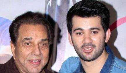 WATCH: Dharmendra sets the stage for grandson Karan
