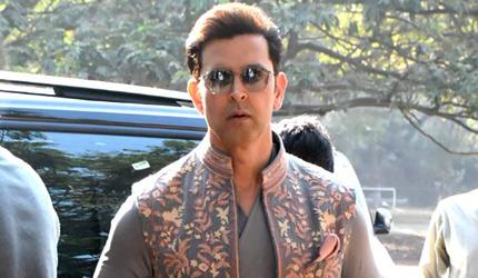 Hrithik Attends A Family Wedding