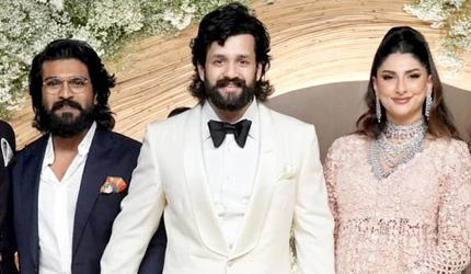 Ram Charan At Akhil-Zainab's Reception