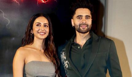 Rakul-Jackky Step Out To Watch Maa