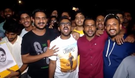 Watch: Fans Wish SRK On His Birthday