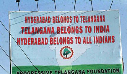 IMAGES: Hyderabad braces for Telangana report