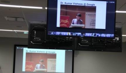 Look who turned up at Google? Kumar Vishwas!