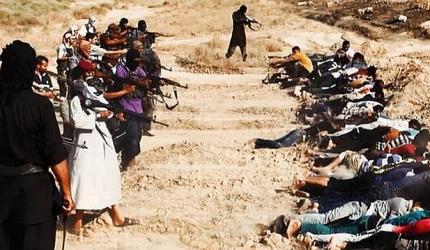 Chilling photos show 'Iraqi militants executing 1,700 soldiers'