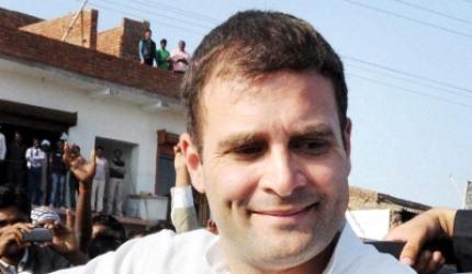 On Modi's turf, Rahul likens him to Hitler