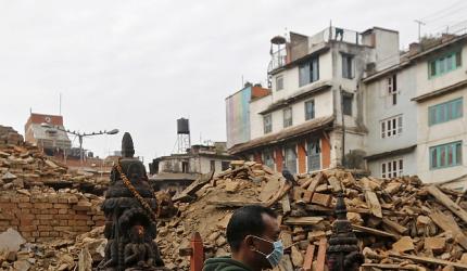 500-year-old temple from which Kathmandu derives its name destroyed