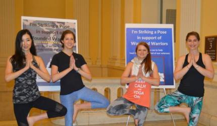 Yoga fever reaches Capitol Hill in US