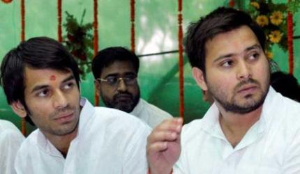 Lalu's sons set to be Bihar ministers