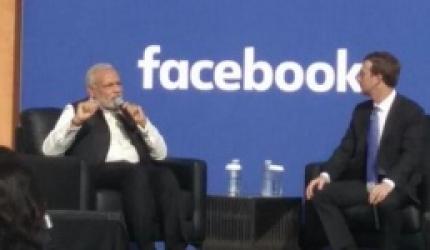 WATCH LIVE: Modi fields questions at townhall with Zuckerberg