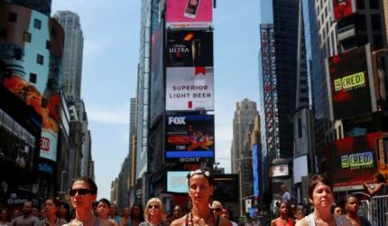 From Beijing to US, the world twists and bends on Yoga Day