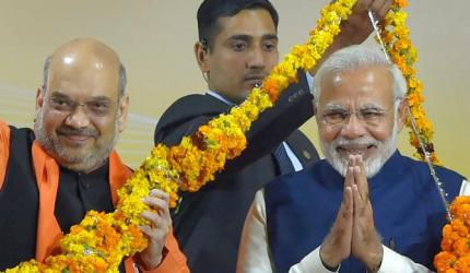 BJP survives Gujarat scare; tramples Congress in HP