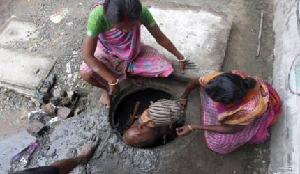 Manual scavenging -- a national shame