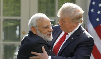 LIVE! We share a bond of mutual trust: Modi on Trump 