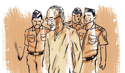 And Indrani played dandiya...