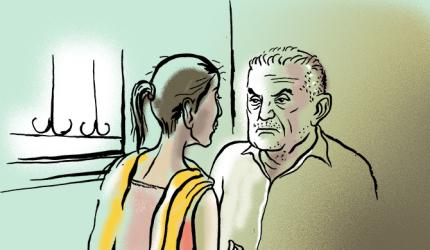 And Indrani wants to speak to Peter...