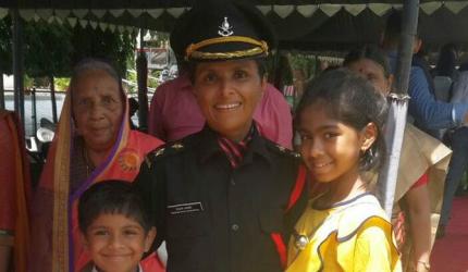 Her husband died fighting terrorists, today she joins Indian army