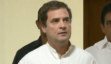 Rahul attacks Centre for not providing adequate aid to flood-hit Kerala