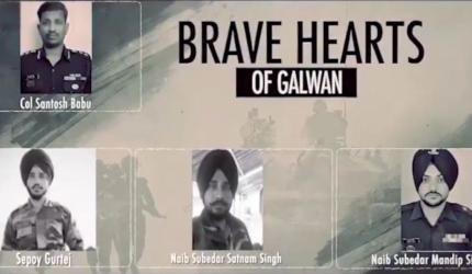 SEE: Army's special tribute to 'heroes of Galwan'