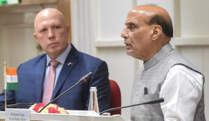 Taliban rise poses serious threat: Rajnath to Aussies