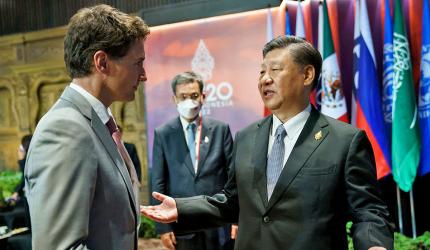 No threats held out in Xi-Trudeau conversation: China