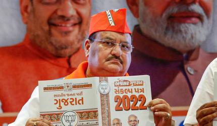 In Gujarat, BJP promises anti-radicalisation cell, UCC