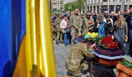 Ukraine Continues To Mourn Its Dead