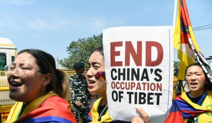 Delhi: Tibetans protest Chinese participation in G20