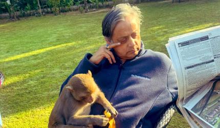 When Shashi Tharoor was hugged by...