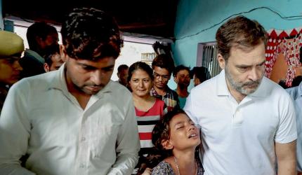 Rahul Meets Hathras Stampede Victims
