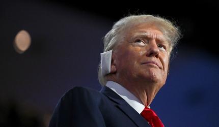 Trump Appears With Bandaged Ear At RNC