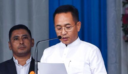 Prem Singh Tamang sworn in as Sikkim CM