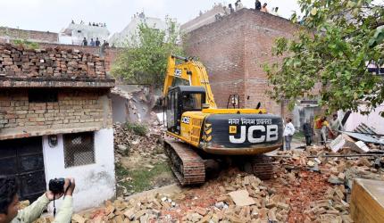 Houses of mob attack accused demolished in Ahmedabad