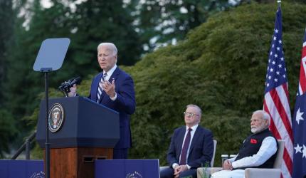 China testing us, Biden caught saying on hot mic