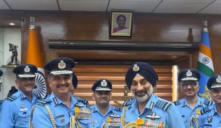 Air Chief Marshal A P Singh takes over as IAF chief