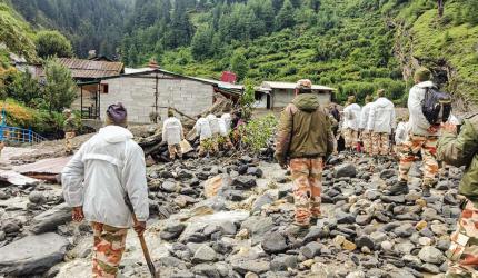 Uttarkashi rescue operations intensify, 65 stranded people airlifted