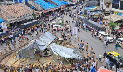 High drama in Mumbai over 'kabutarkhana' as protesters clash with police