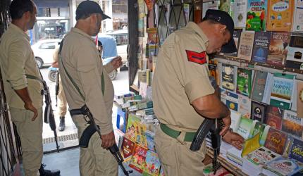 J-K police raid bookshops after ban on 25 titles for glorifying terrorism