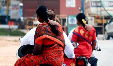 Riding pillion with husband, woman pours acid on him