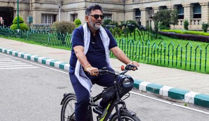 Facing flak, Shivakumar decides to keep mum