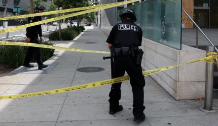Sikh man waving machete on LA street shot dead by cops