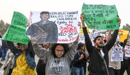 Jadavpur Univ row: Students rename Kolkata after Maoist leader