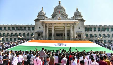 Belagavi Unveils Giant Khadi Tiranga