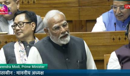 Urban naxals, sheesh mahal: Modi's double-barrel salvo